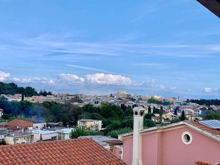 شقة Panoramic Penthouse Corfu Town With Amazing Views المظهر الخارجي الصورة
